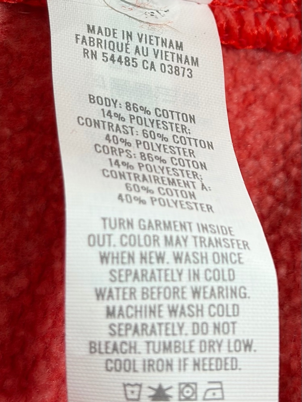 Aerie Getaway Sweatshirt Bright Red (XS) - Picture 12 of 13
